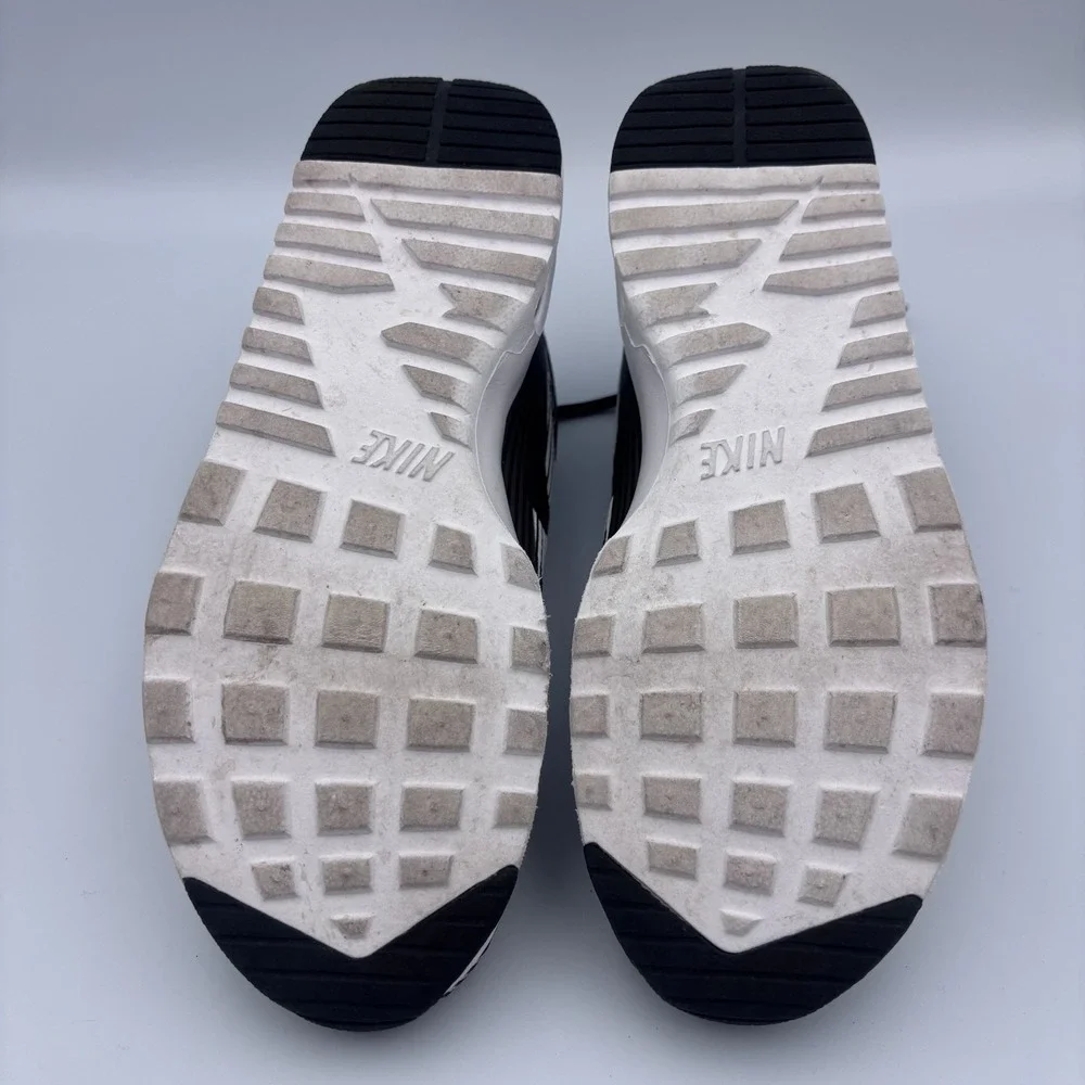 NIKE Air Max Thea Running Shoes Sneakers Women's 6 Black White Striped EUC
